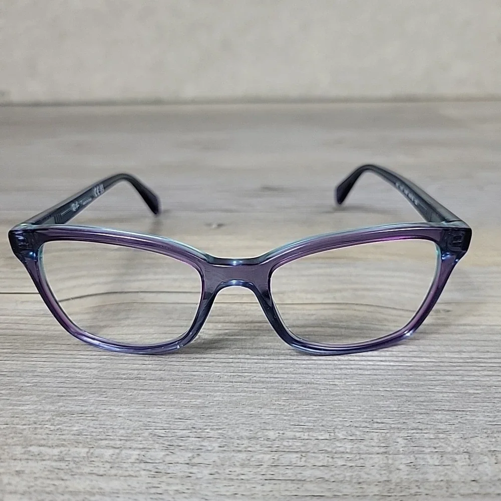 Ray-Ban RB 1591 3945 Kids Eyeglasses Frames Only Top Light Blue Violet 48-16 130